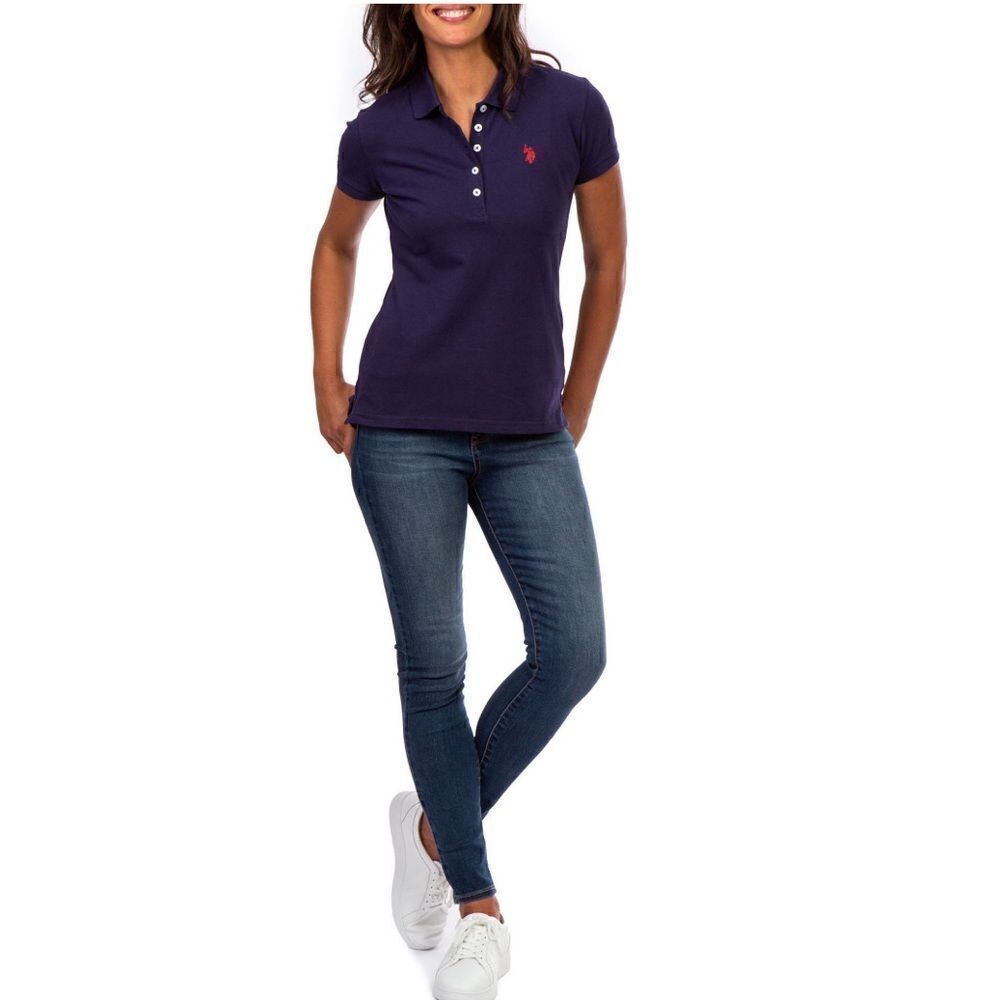 U.S. Polo Assn Women’s Navy Classic Polo T-shirt